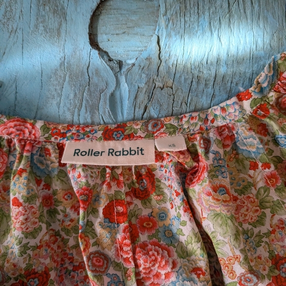 Roller Rabbit Floral Multicolor Top - Picture 12 of 12